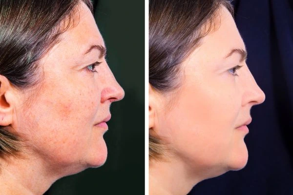 Neck Lifting Treatment Welford on Avon and shaping with Aqualyx!