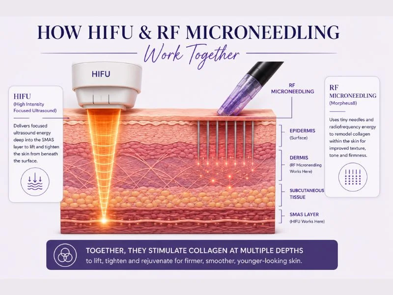 Why combined treatment is the best result with complete skin tightening treatment Welford on Avon